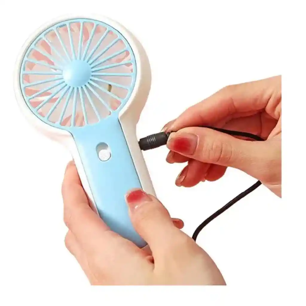Mini Ventilador Portatil Recargable Aireador De Mano