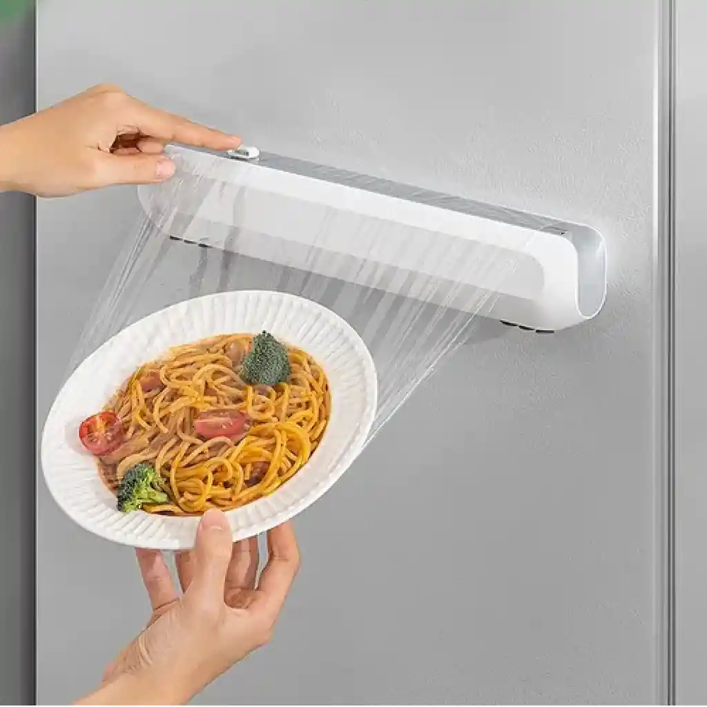 Dispensador Magnetico De Plastico Pelicula Protectora Alimentos