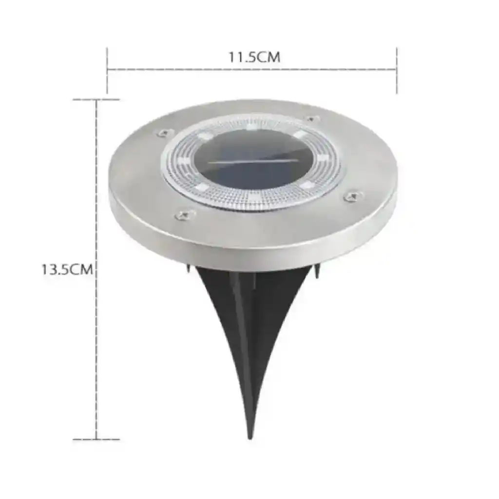 Luces Led Para Suelo Set De 4 Piezas Impermeables