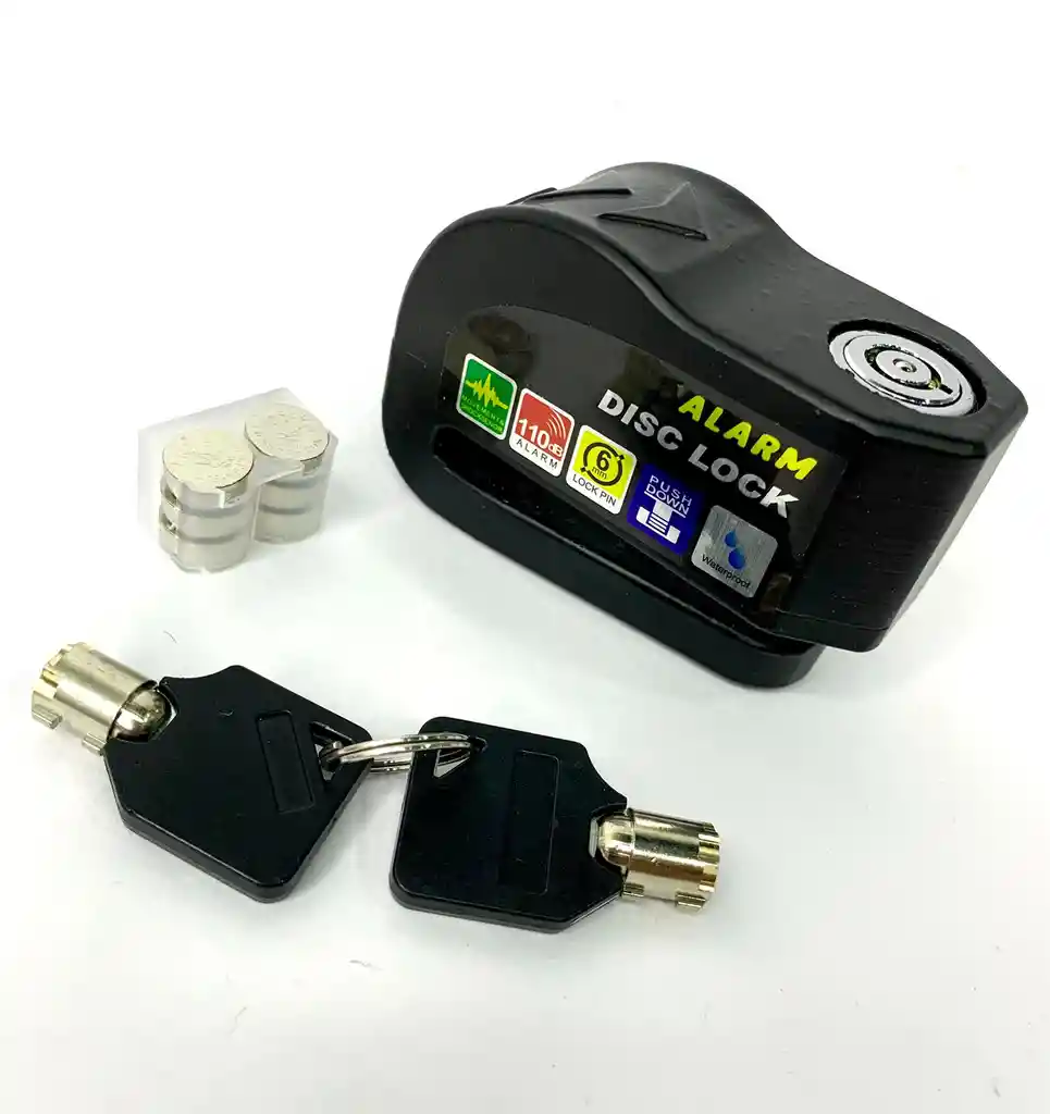 Candado Para Moto Con Alarma