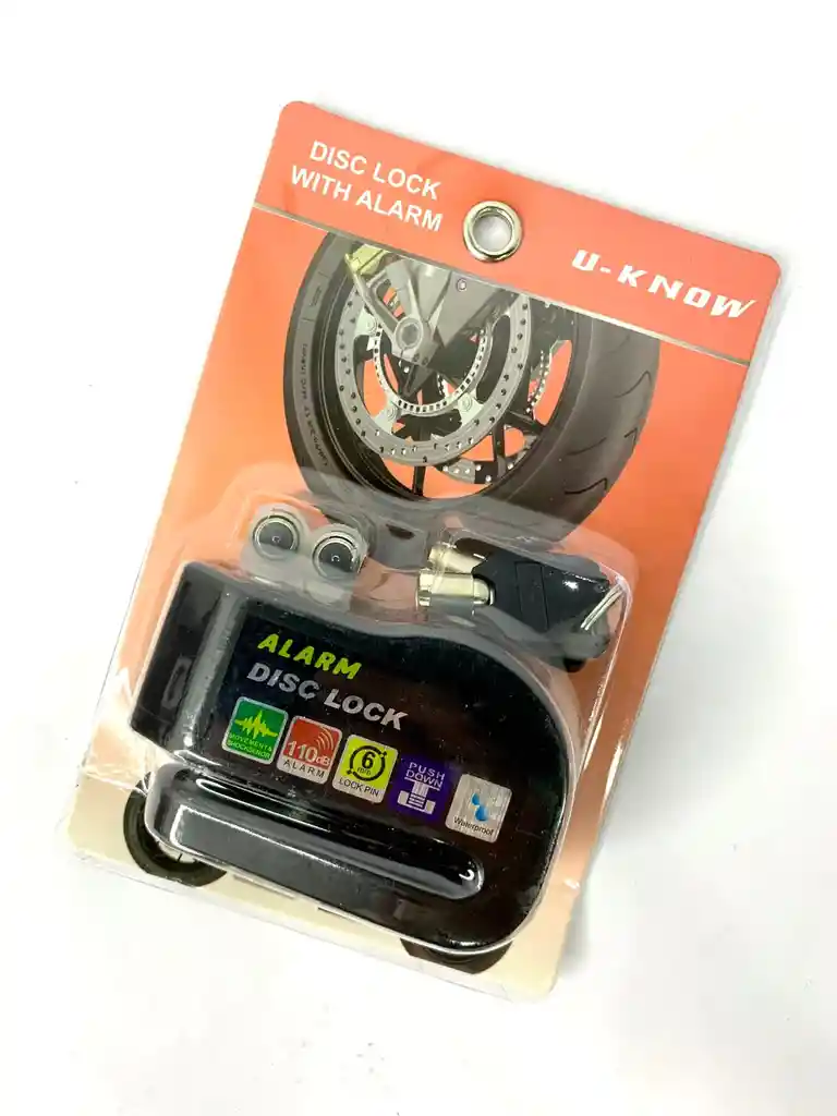 Candado Para Moto Con Alarma