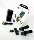 Microfono De Solapa Inalambrico K9 Doble Con Entrada A Iphone O Tipo C