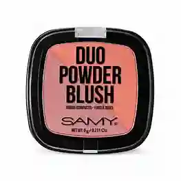 Samy Rubor Compacto Mineral Duo Powder Blush Tono 07 Lily 6 G
