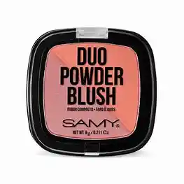Samy Rubor Compacto Mineral Duo Powder Blush Tono 07 Lily 6 G
