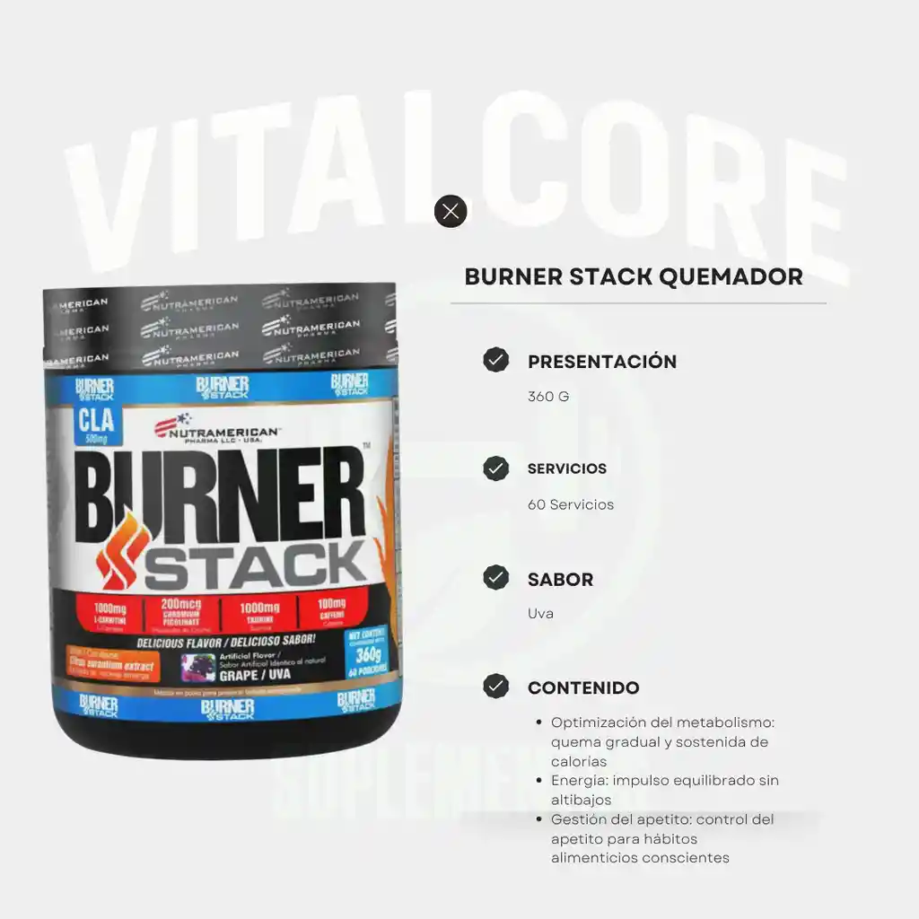 Burner Stack Quemador