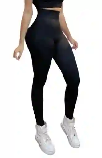 Leggings Licra Mallas Yoga En Rib Acanalado Talla Unica