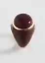 Anillo Sami Marrón Talla L Mujer Mango