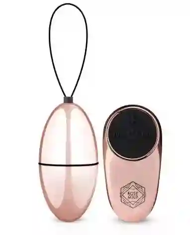 Huevo Vibrador Con Control Punto G Rosy Gold