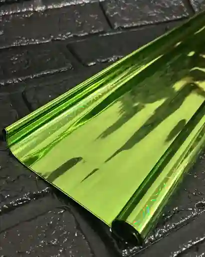 Papel Regalo Metalizado Verde Claro