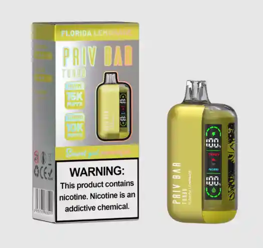 Priv Bar Turbo 15.000puff - Florida Lemonade