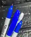 Marcador Sharpie Azul Oscuro Fino Permanente
