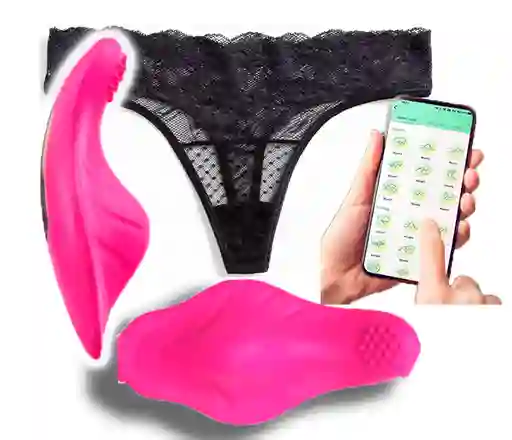 Vibrador Oculto Pantis Manejo Por App Smartphone Clitoris Vagina Secreto Pareja Celular Vibra Intenso