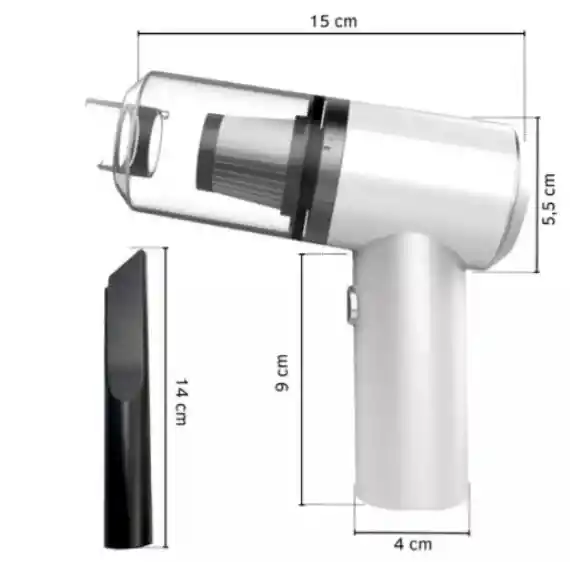 Aspiradora Portátil De Mano Inalámbrica Usb Recargable