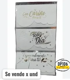 Sobre De Lluvia De Sobre Blanco Con Mensaje