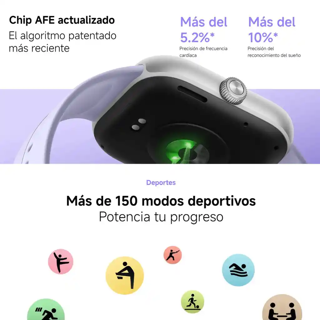 Xiaomi Redmi Watch 5 Smartwatch Llamadas Bluetooth 5atm Gnss, Lavanda