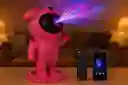 Astronauta Proyector Con Luz Y Sonido, Bluetooth Con Control Remoto (fucsia)