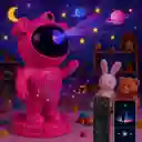 Astronauta Proyector Con Luz Y Sonido, Bluetooth Con Control Remoto (fucsia)