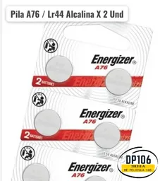 Pila A76 / Lr44 Alcalina X 2 Und