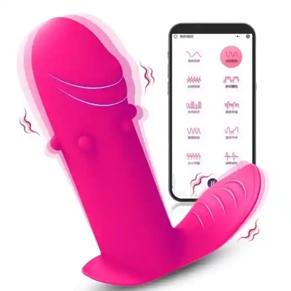 Vibrador Inalámbrico Con Bluetooth Consolador Estimulador Del Punto G Y Clitoris Menejo Por App