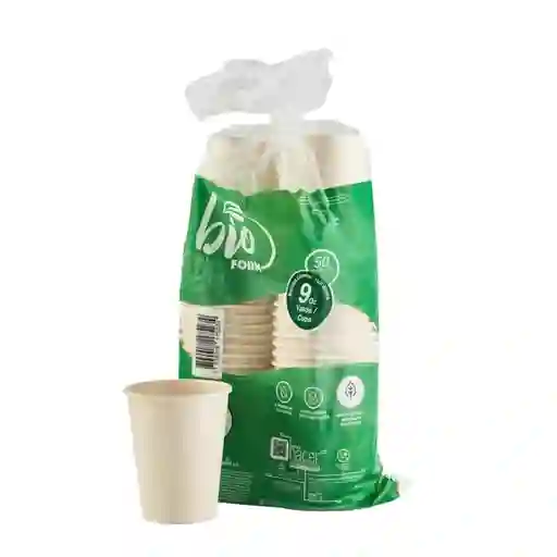 Vaso 9 Onz De Carton Bioform X 50und