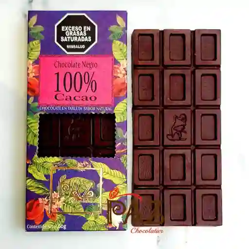 Tableta Chocolate Antioquia 100% Cacao