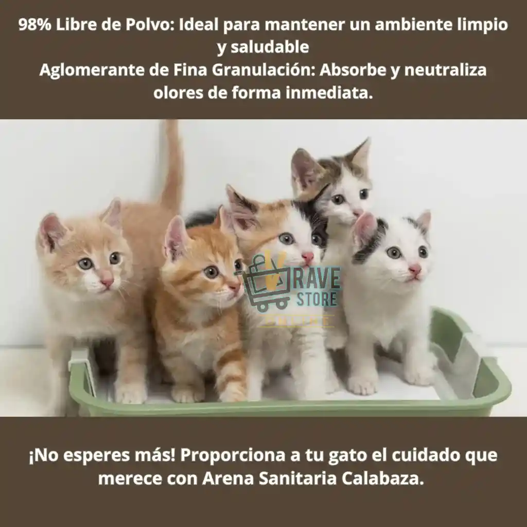 Calabaza Pets Arena Para Gatos Aroma Café
