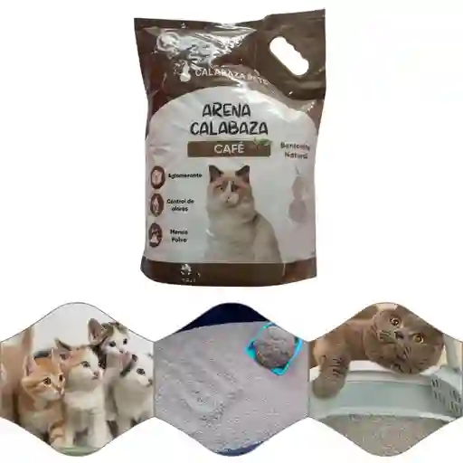 Calabaza Pets Arena Para Gatos Aroma Café