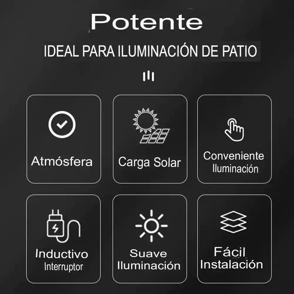 Lampara Vintage Solar Led Exterior Sensor Movimiento Cl-t66