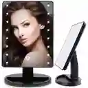 Espejo Tocador Cuadrado Xr-1609-16 Con Diseño Moderno Y Luz Led