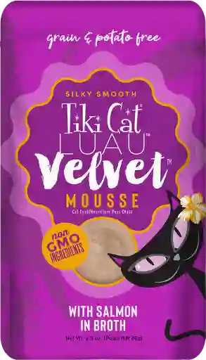 Tiki Cat Velvet Mousse - Salmon Al Caldo 80 Gr