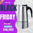 Cafetera Italiana Espresso Maker Acero Quirurgico 9 Tazas