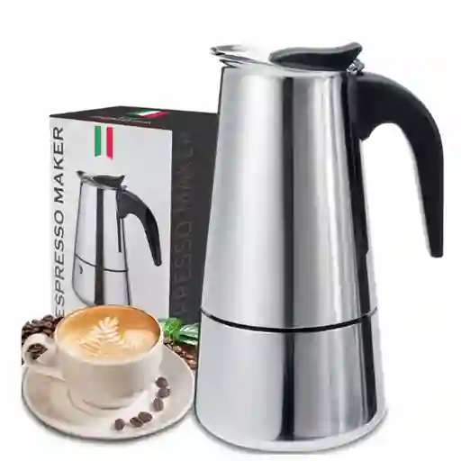 Cafetera Italiana Espresso Maker Acero Quirurgico 9 Tazas