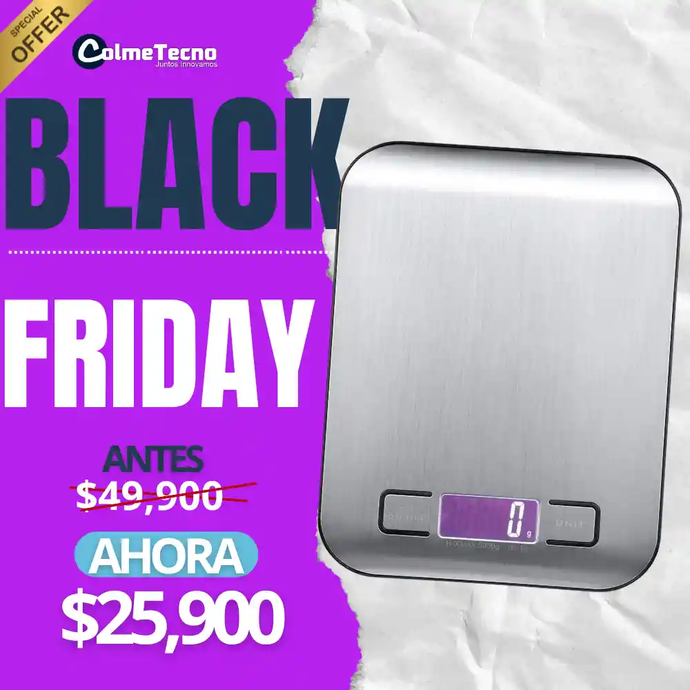Báscula Digital Gramera De Cocina Balanza 5000g 5kg Led