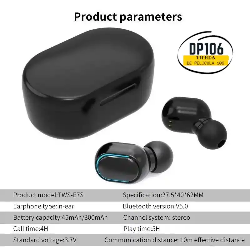 Audifonos Wireless Headset Tipo Chupa