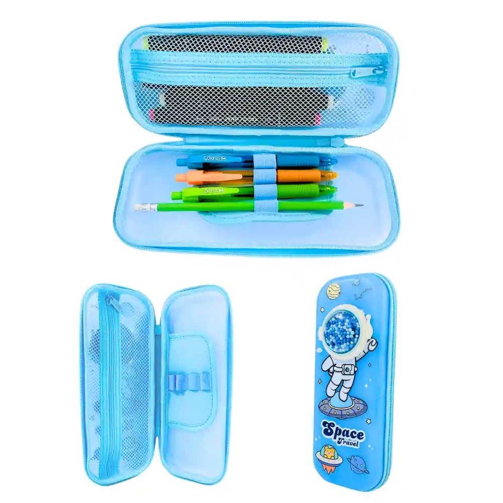 Cartuchera Escolar Infantil Astronauta Niños Space Travel