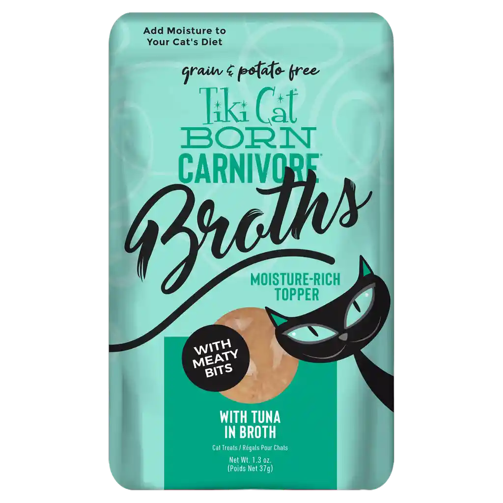 Pouch Tiki Cat Broth - Atun En Caldo 37 Gr