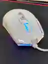 Mouse Tipo Gamer Jyr Con Software Mirror Color Blanco Full Rgb