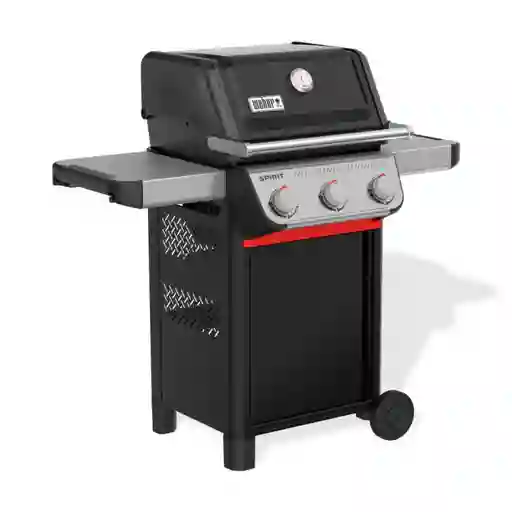 Asador A Gas Weber Spirit E310 3 Quemad 122x117x67cm Negro Acero