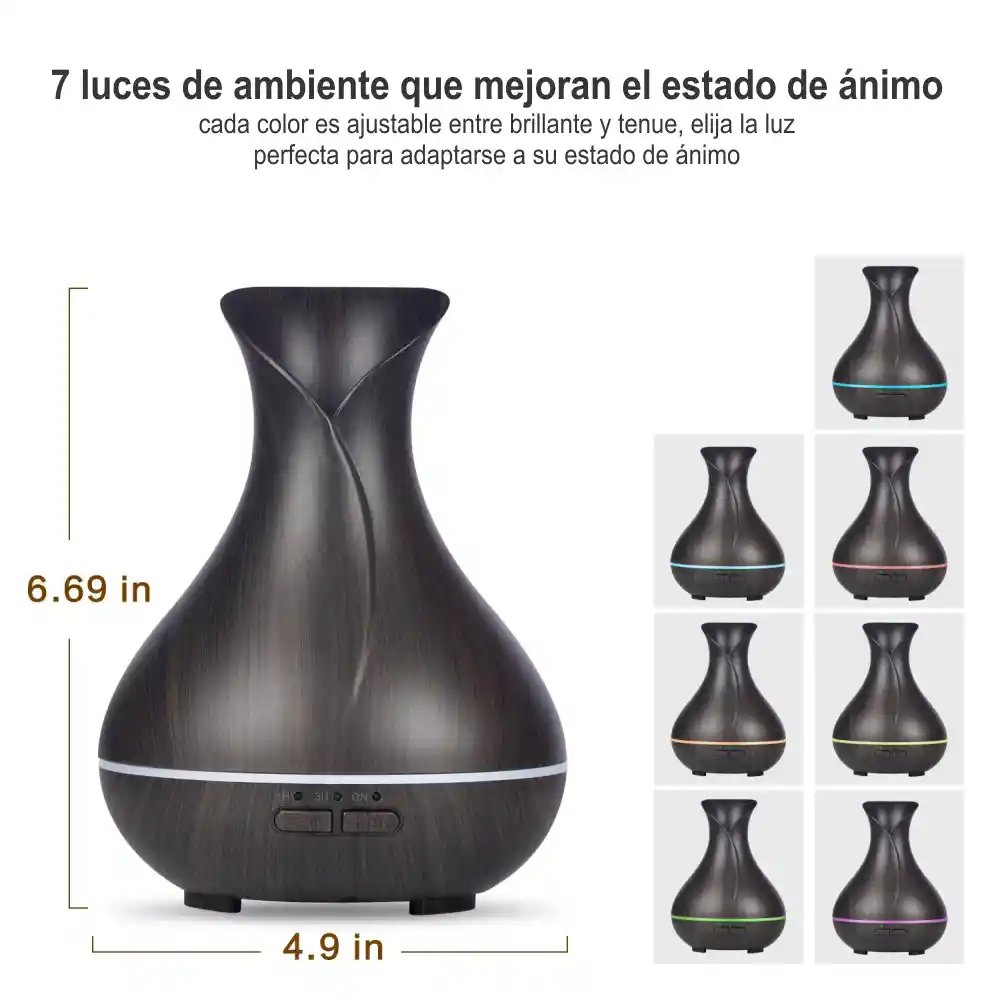 Humidificador Difusor De Aromas 300ml + Control