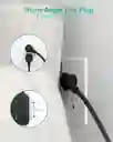 Extension Electrica Enchufe Plano Protector Sobretension