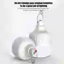 Bombillo Led Recargable Emergencia 3 Modos Alto Brillo 30w