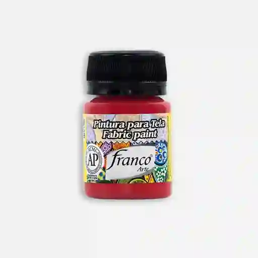 Pintura Para Tela Resistente Al Lavado 30 Cc Rojo Navidad
