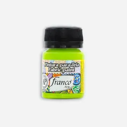 Pintura Para Tela Resistente Al Lavado 30 Cc Verde Limon