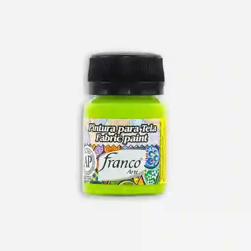 Pintura Para Tela Resistente Al Lavado 30 Cc Verde Limon