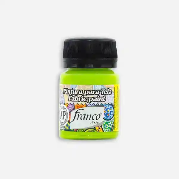 Pintura Para Tela Resistente Al Lavado 30 Cc Verde Limon