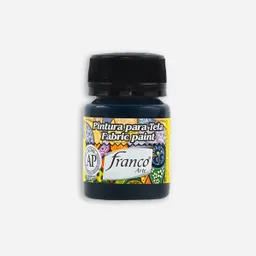 Pintura Para Tela Resistente Al Lavado 30 Cc Negro