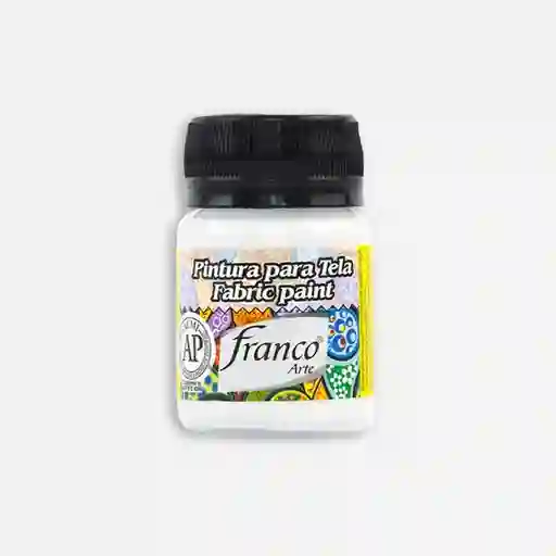 Pintura Para Tela Resistente Al Lavado 30 Cc Blanco