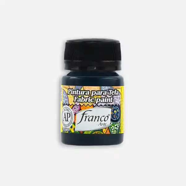 Pintura Para Tela Resistente Al Lavado 30 Cc Negro