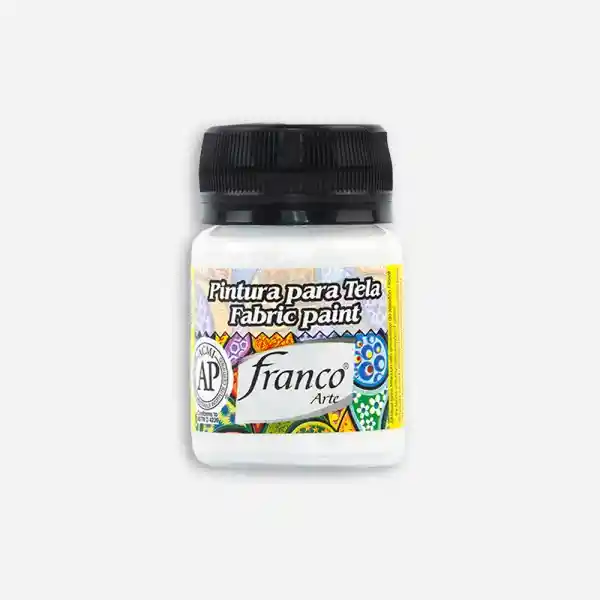 Pintura Para Tela Resistente Al Lavado 30 Cc Blanco