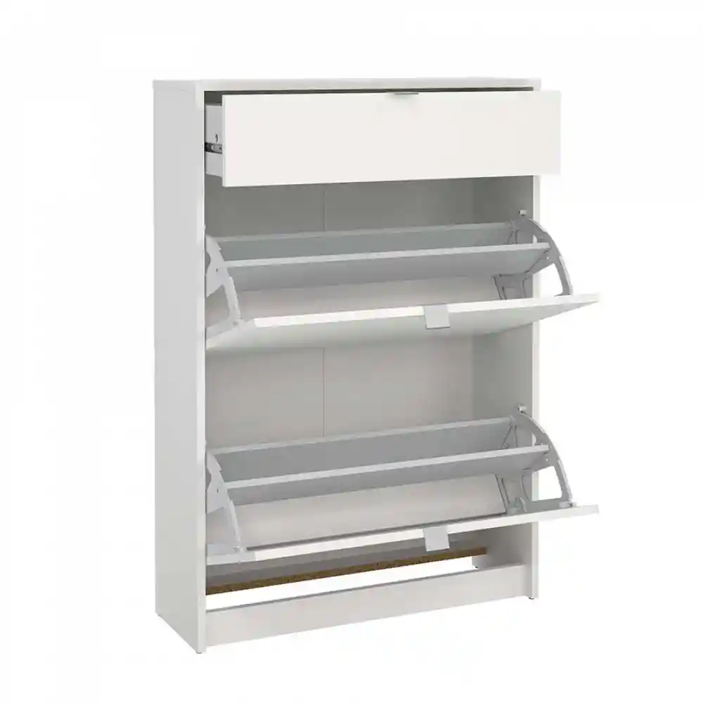 Zapatero Tvilum Shoes 70x24x125cm Blanco